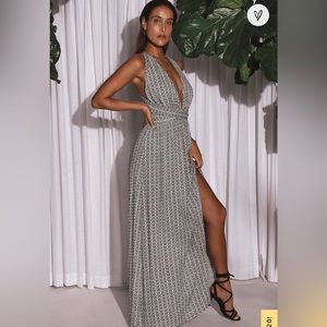 Lulus, size Medium, maxi dress for vacation and summer